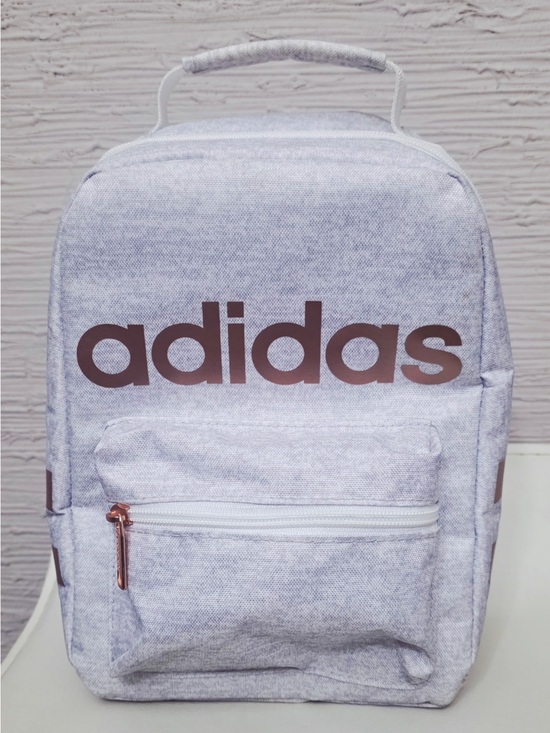 adidas Other - adidas light gray and rose gold insulated lunch bag